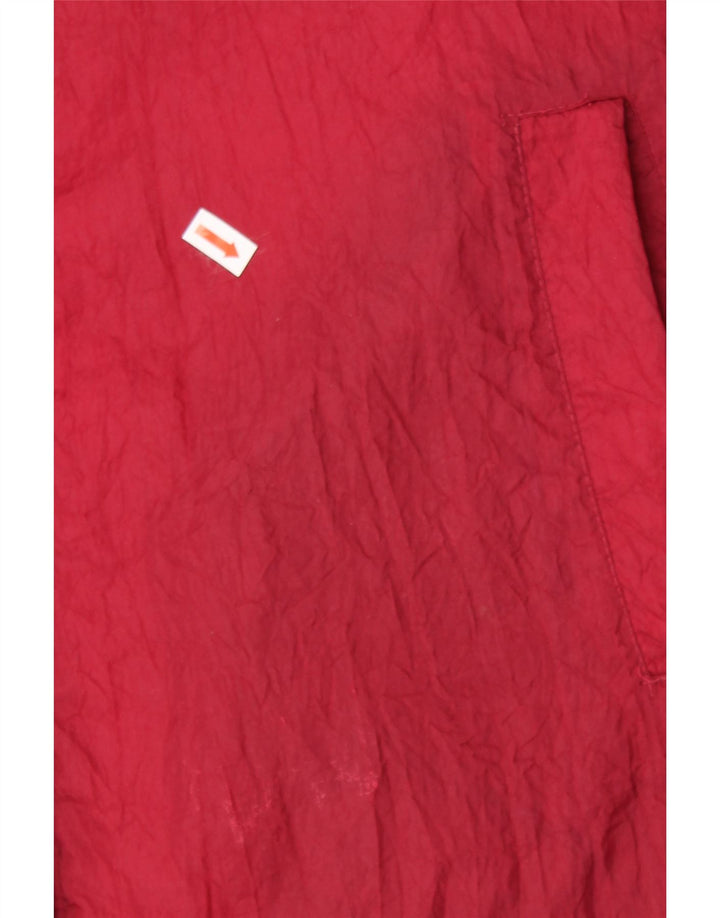 VINTAGE Womens Windbreaker Coat UK 18 XL Red Polyester Vintage Vintage and Second-Hand Vintage from Messina Hembry 