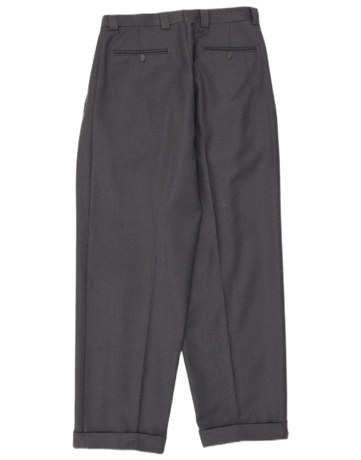 Comero Mens Pegged Suit Trousers IT 46 Small W30 L30 Grey