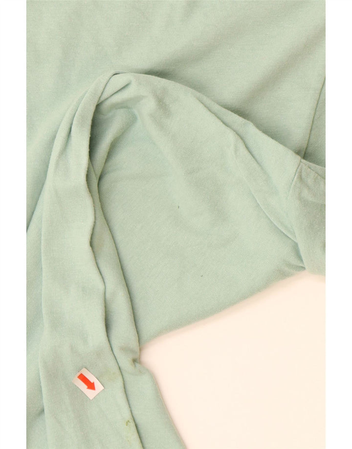 NIKE Mens Regular Fit Graphic T-Shirt Top Medium Turquoise