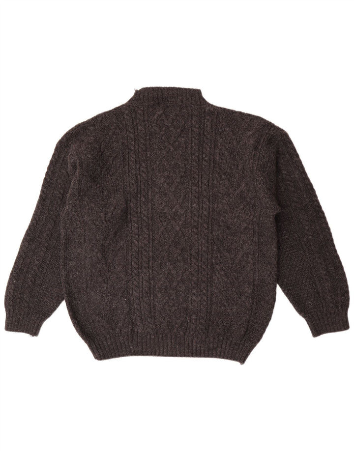 Principles Mens Turtle Neck Jumper Sweater Large Grey Wool