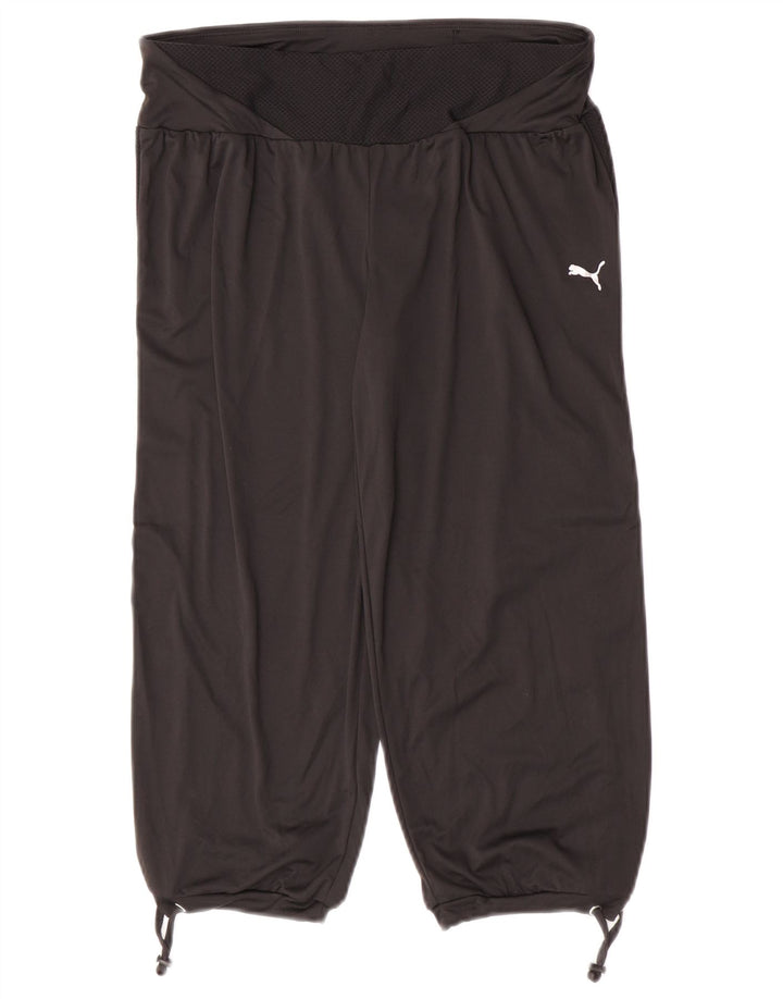 Puma Womens Bermuda Sport Shorts UK 10 Small  Black Polyester
