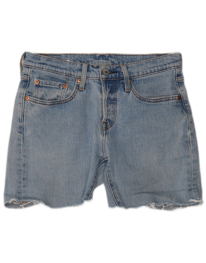 LEVI'S Womens 501 Denim Shorts W26 Small Blue Cotton