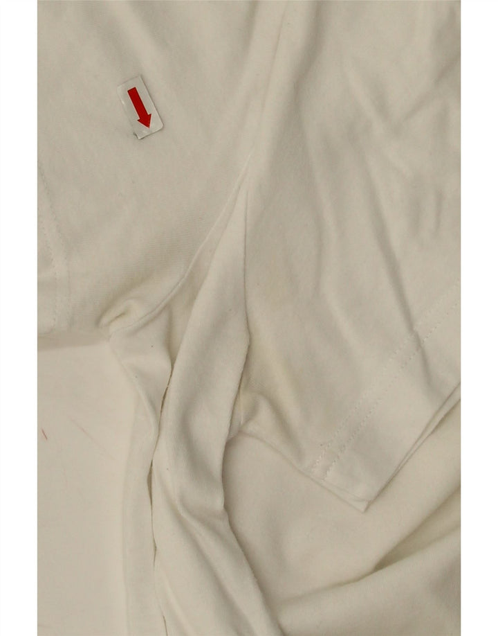 Lacoste Mens Regular Fit T-Shirt Top Size 3 Small White Cotton