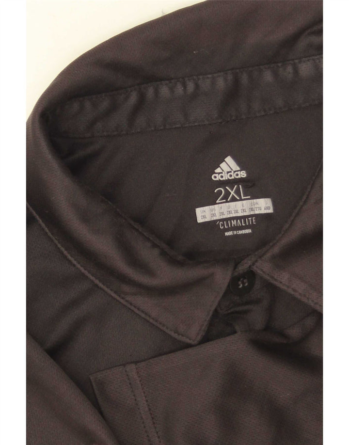 Adidas Mens Climalite Polo Shirt 2XL Black