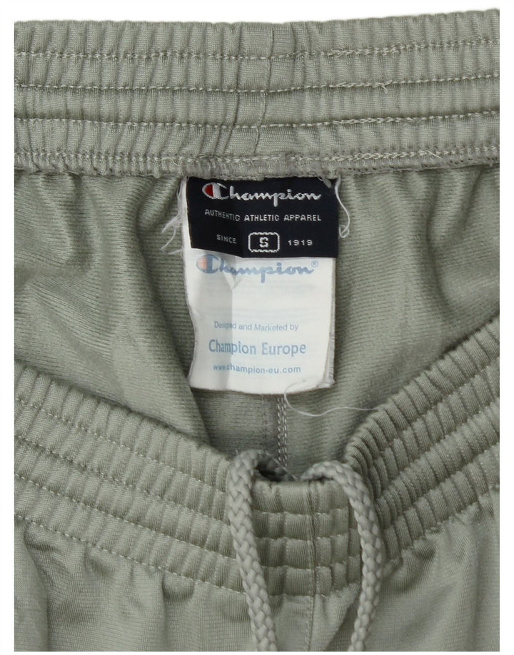 CHAMPION Mens Tracksuit Trousers Small Green Polyester