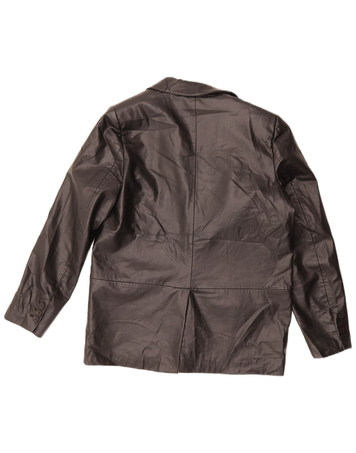 Zara Womens Oversized 1 Button Blazer Jacket UK 14 Medium Black