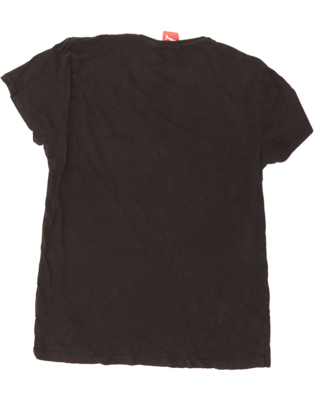 PUMA Mens T-Shirt Top Medium Black Cotton Vintage Puma and Second-Hand Puma from Messina Hembry 