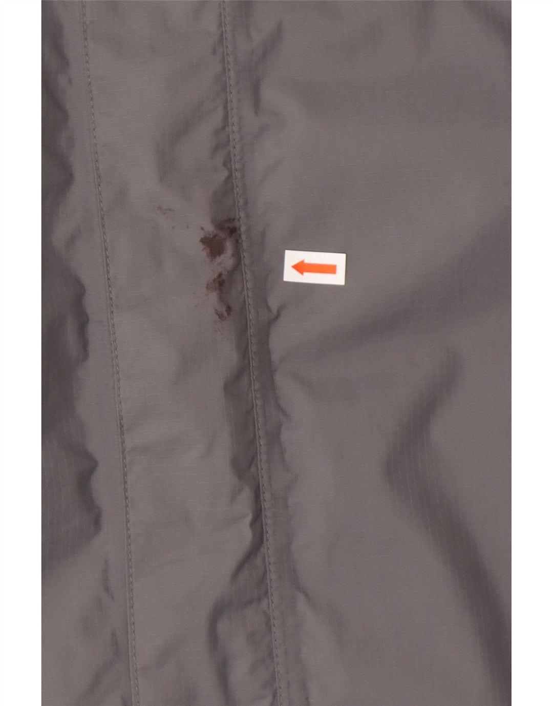 THE NORTH FACE Mens Hooded Rain Jacket UK 38 Medium Grey Nylon