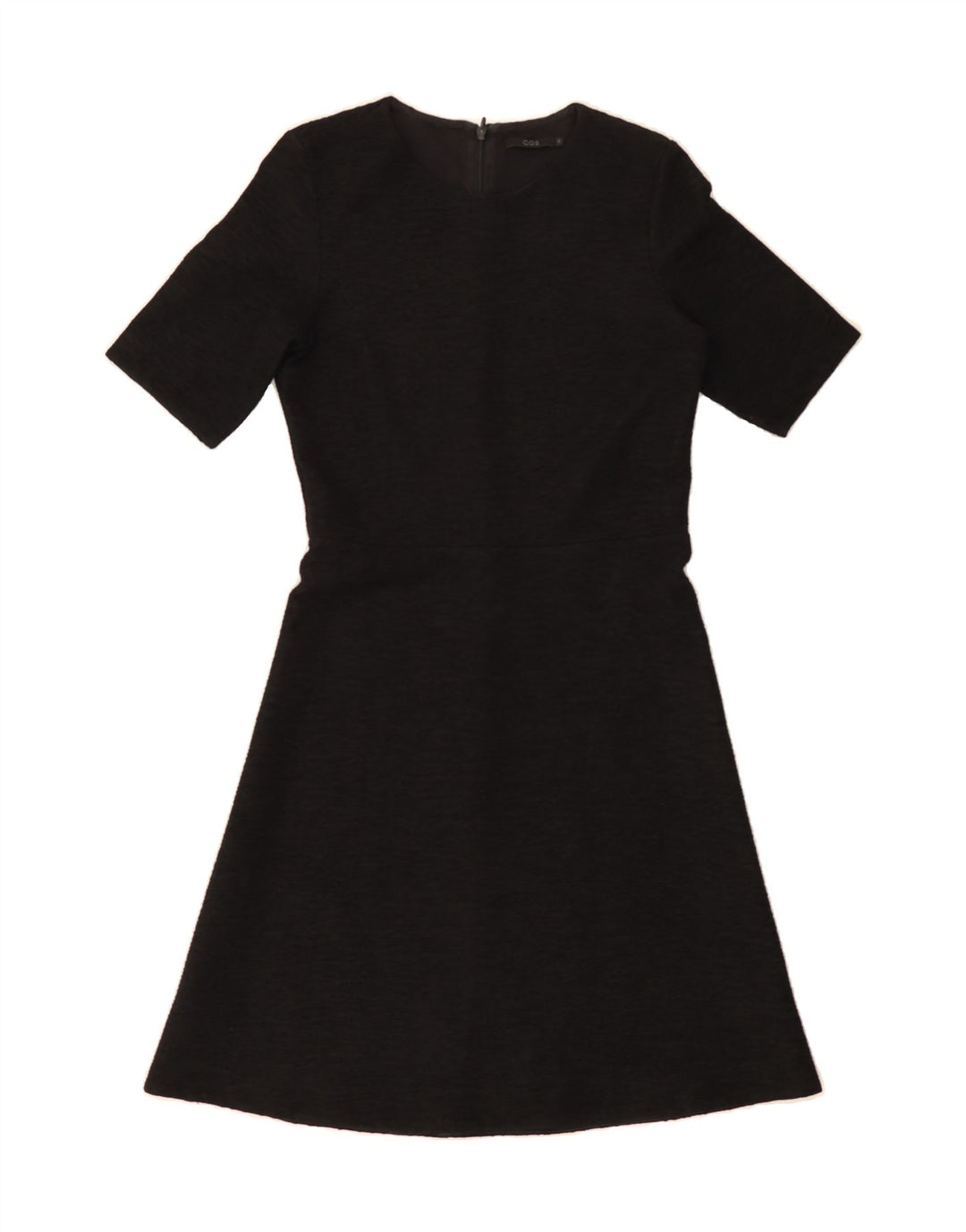 COS Womens A-Line Dress UK 6 XS Black Polyester Vintage Cos and Second-Hand Cos from Messina Hembry 