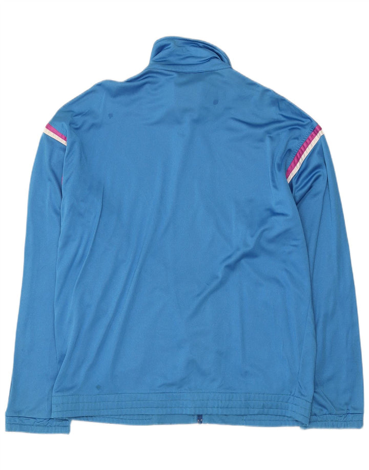 FILA Mens Graphic Tracksuit Top Jacket IT 48 Medium Blue Polyamide