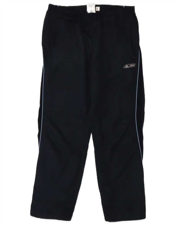 Adidas Mens Tracksuit Trousers Small Navy Blue Polyester