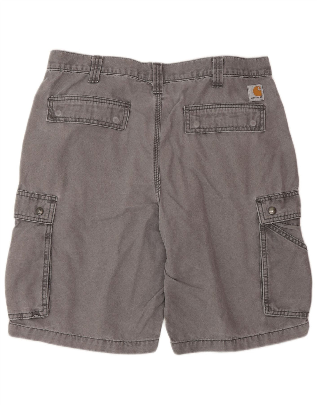 Carhartt Mens Relaxed Fit Cargo Shorts W36 Large Grey Cotton