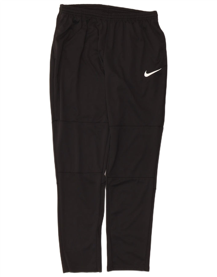 Nike Mens Dri Fit Tracksuit Trousers Large  Black Polyester