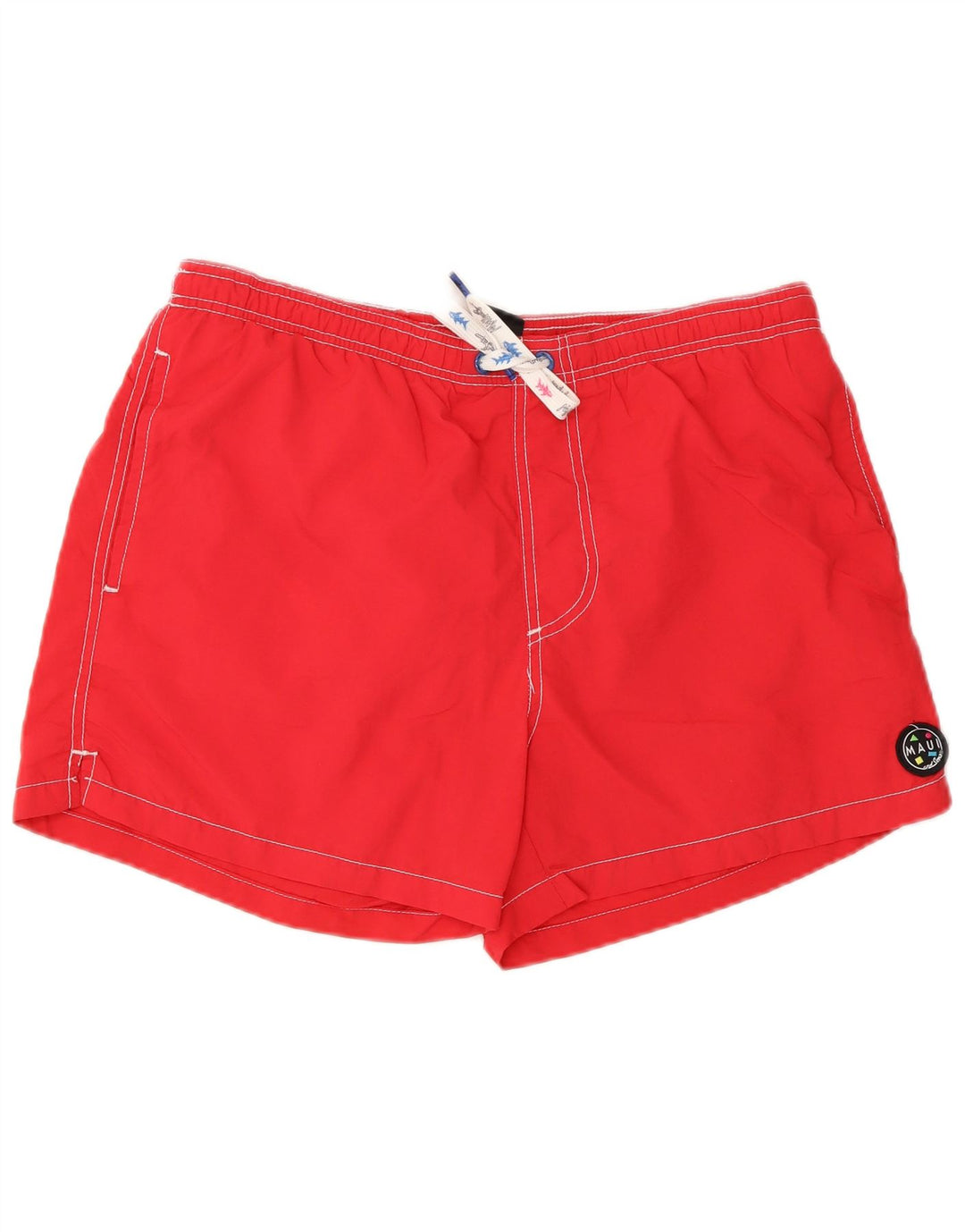 Maui and Sons Mens Swimming Shorts Large  Red
