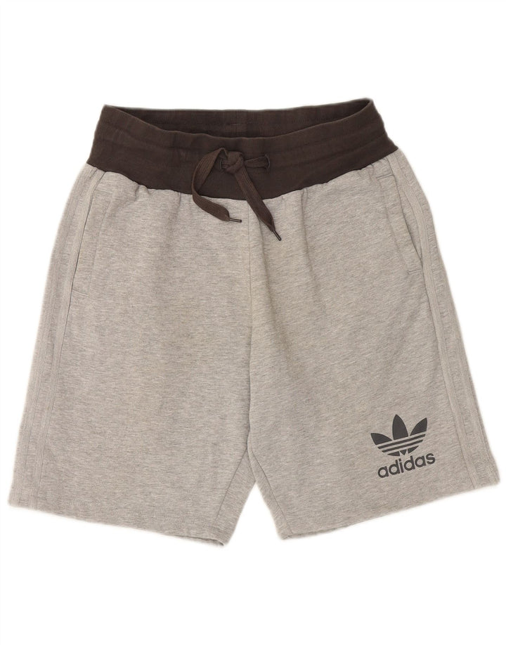 ADIDAS Mens Sport Shorts Medium  Grey Colourblock Cotton