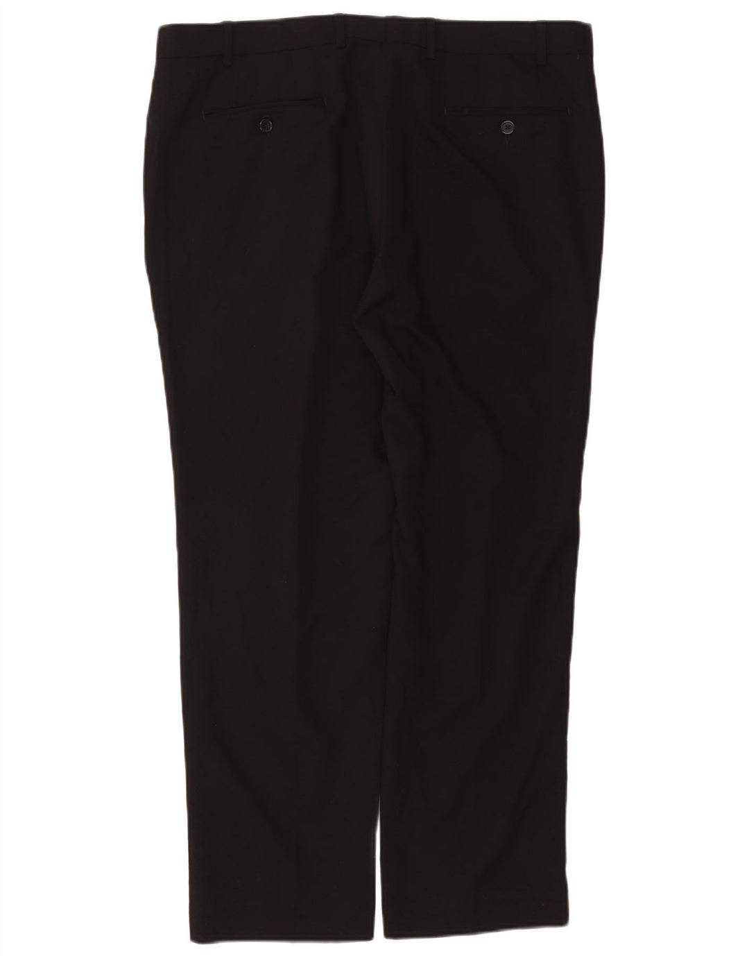 RALPH LAUREN Mens Straight Suit Trousers W38 L30 Black Polyester