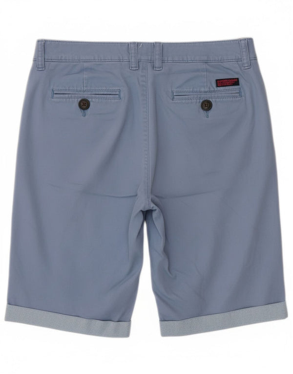 Superdry Mens Chino Shorts XS W30  Blue Cotton