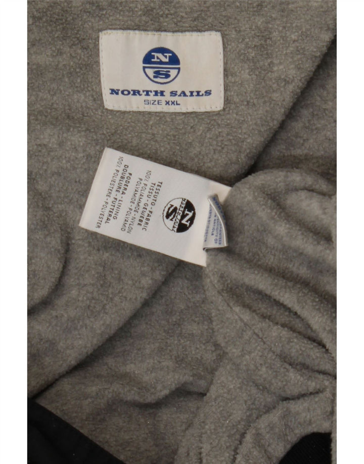 NORTH SAILS Womens Bomber Jacket UK 20 2XL Black Polyamide Vintage North Sails and Second-Hand North Sails from Messina Hembry 