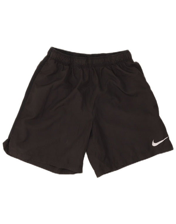 Nike Womens Dri Fit Sport Shorts UK 12 Medium Black Polyester