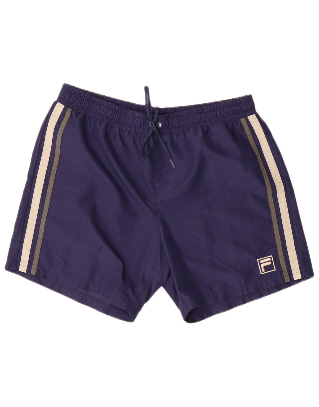 Fila Mens Swimming Shorts Medium Navy Blue Polyester