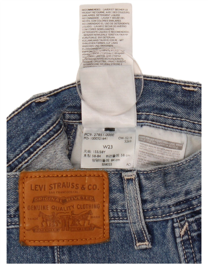 Levi's Womens Denim Skirt W23 2XS Blue Cotton