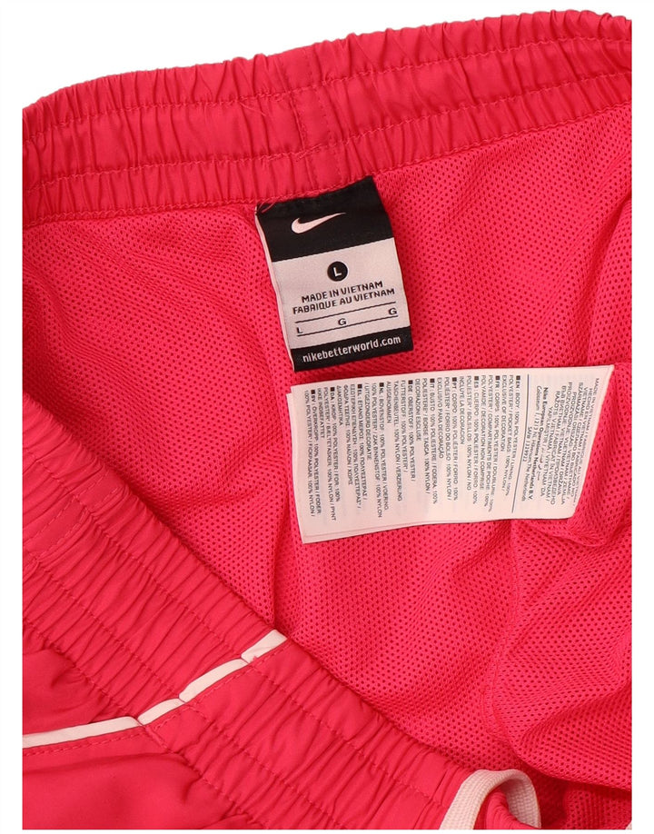 Nike Mens Graphic Sport Shorts Large  Pink Polyester