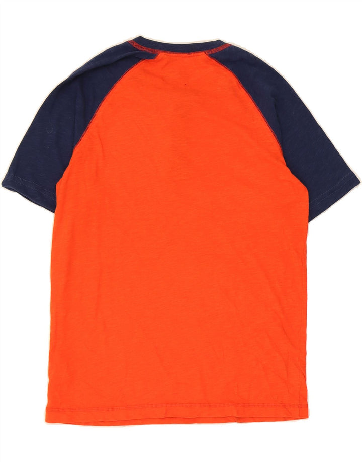 EDDIE BAUER Boys T-Shirt Top 13-14 Years Large Red Colourblock Polyester Vintage Eddie Bauer and Second-Hand Eddie Bauer from Messina Hembry 