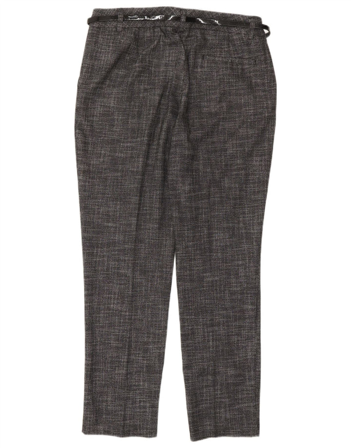 MONSOON Womens Short Casual Trousers UK 10 Small W27 L28  Grey Flecked
