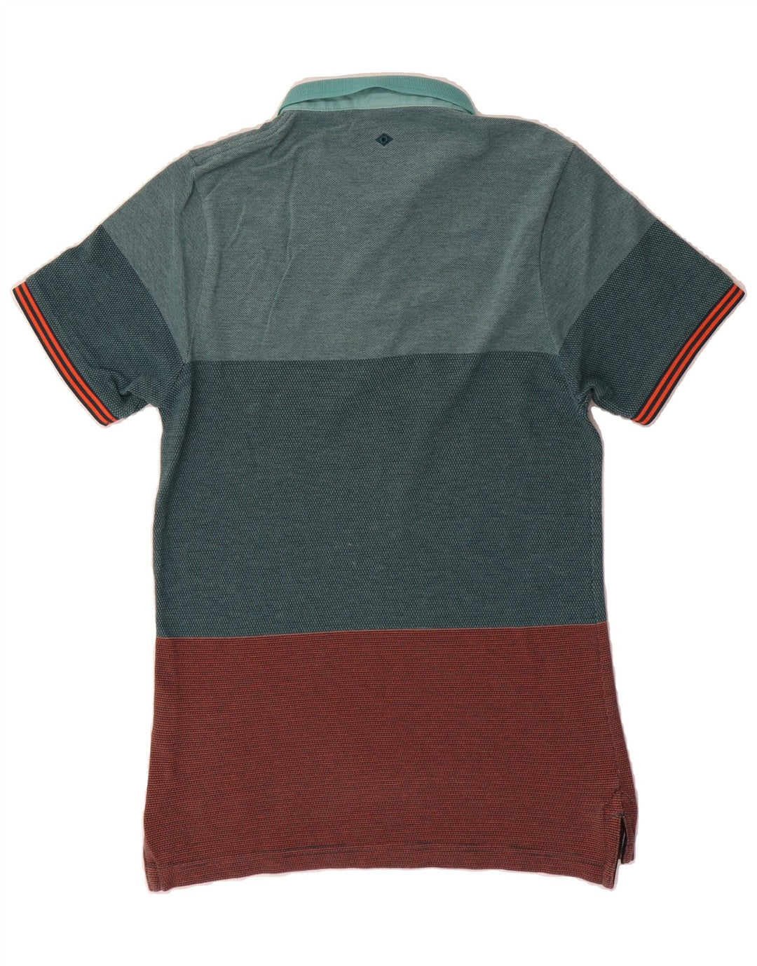 NIKE Mens Polo Shirt Small Blue Colourblock Cotton Vintage Nike and Second-Hand Nike from Messina Hembry 