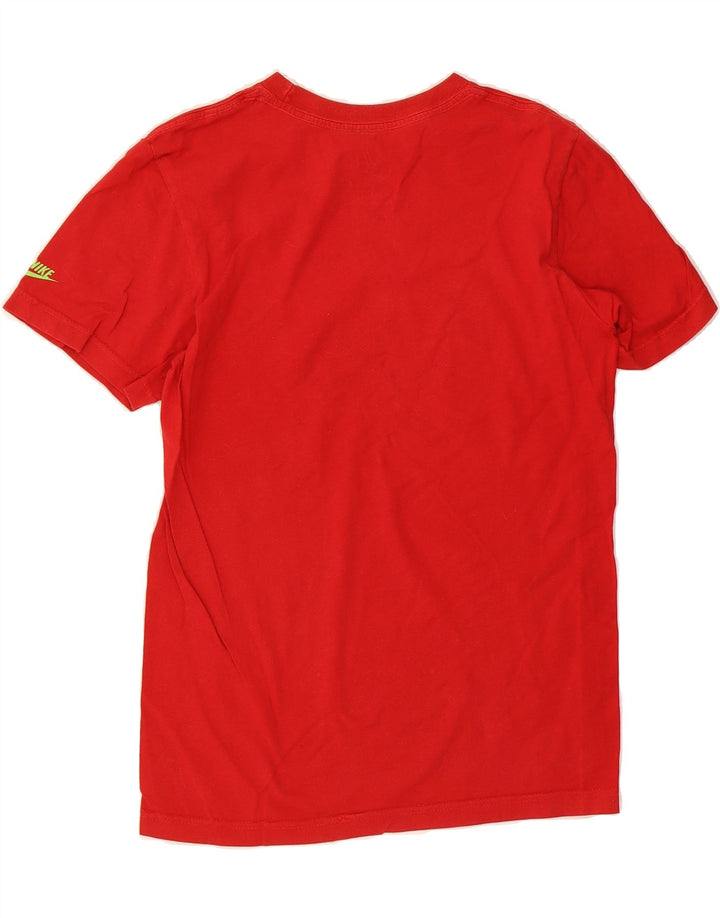 NIKE Mens Regular Fit Graphic T-Shirt Top XS Red Vintage Nike and Second-Hand Nike from Messina Hembry 