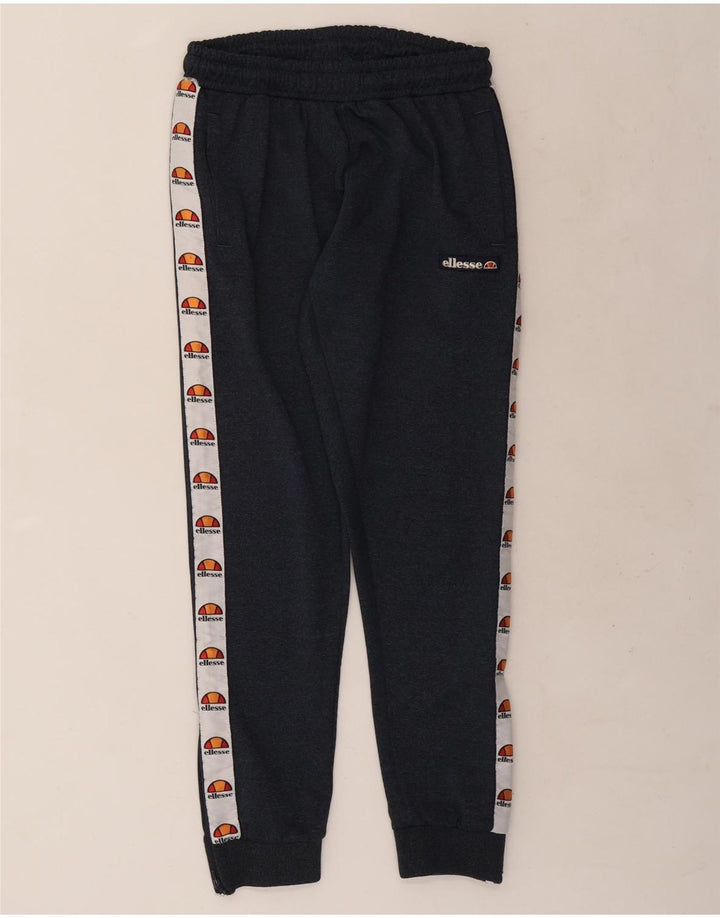 Ellesse Mens Tracksuit Trousers Joggers Medium Navy Blue Colourblock