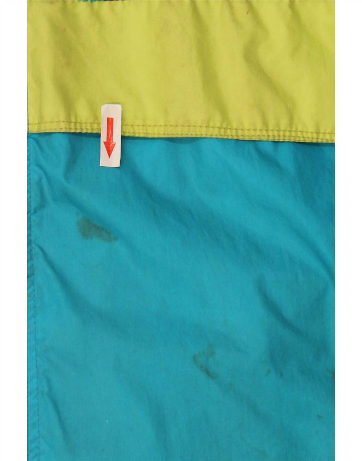 Shamp Mens Hooded Rain Jacket EU 48/50 Medium Multicoloured Colourblock