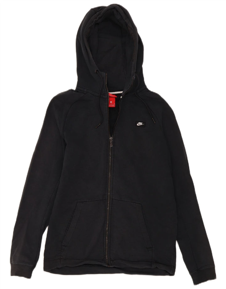 Nike Mens Zip Hoodie Sweater Medium Black