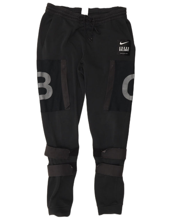 Nike Mens Graphic Tracksuit Trousers Joggers Medium  Black Polyester