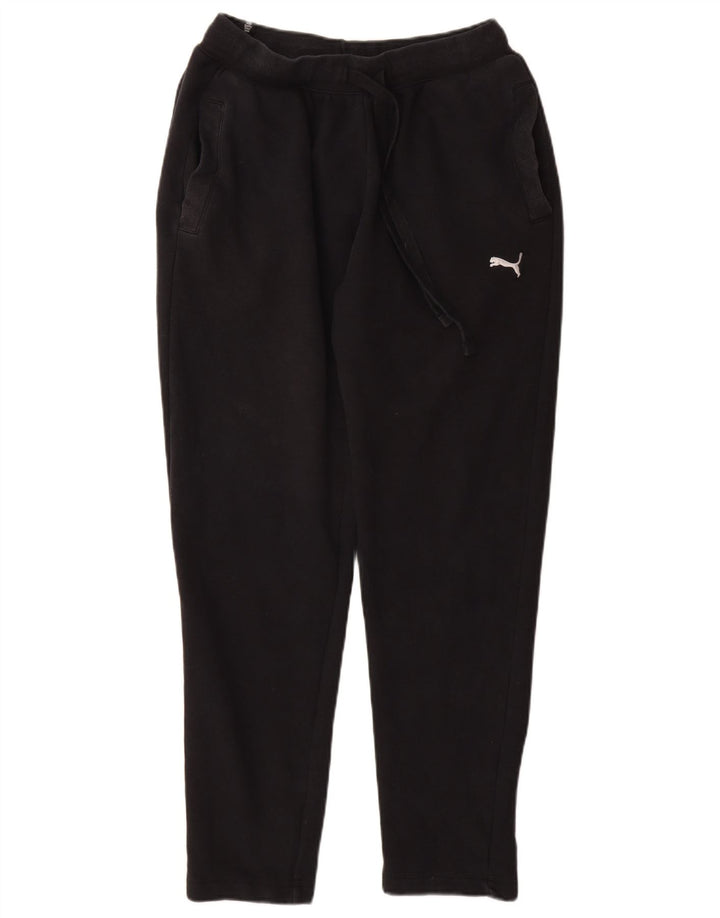 PUMA Womens Tracksuit Trousers UK 12 Medium  Black Cotton