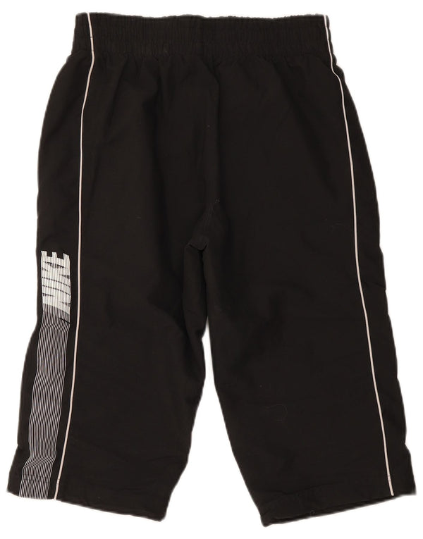 Nike Mens Graphic Bermuda Sport Shorts Small Black Polyester