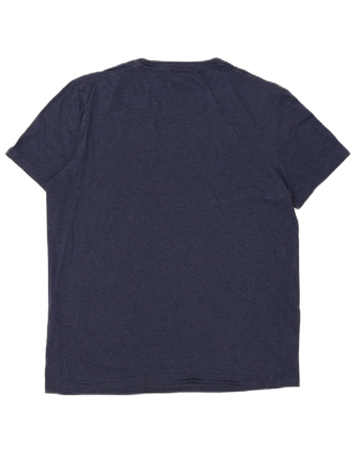 Hugo Boss Mens Slim Fit T-Shirt Top Medium Navy Blue Cotton