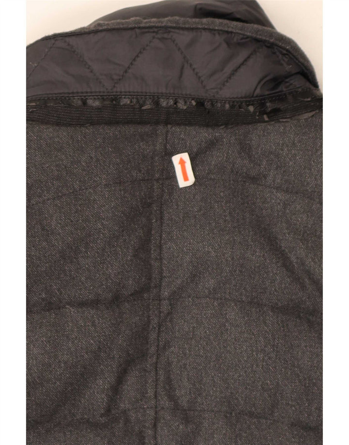 Gas Mens Padded Jacket UK 36 Small Grey Polyamide