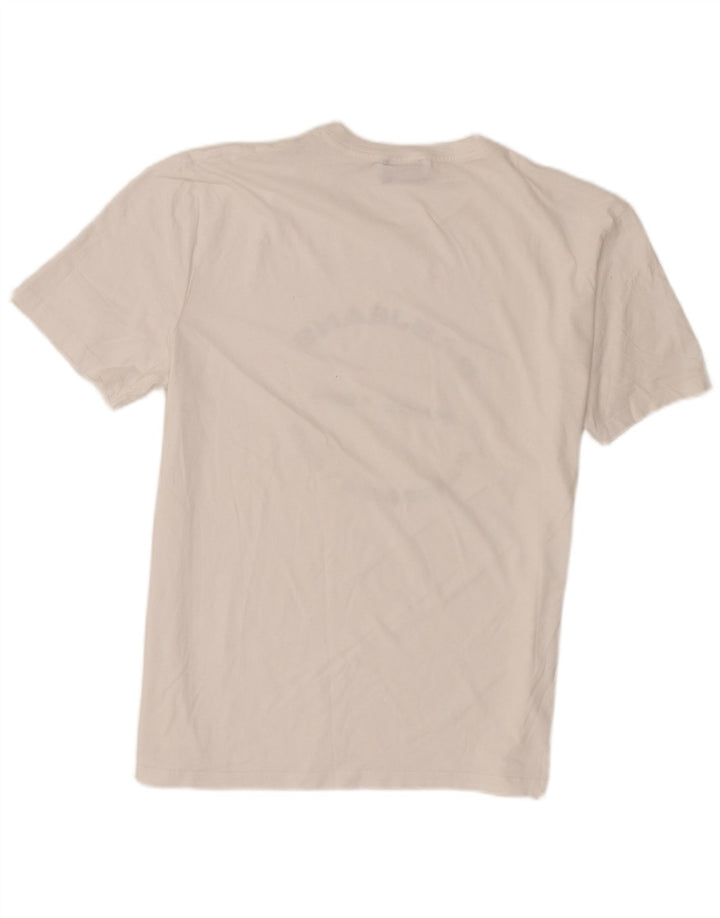 Gas Mens Graphic T-Shirt Top Medium White