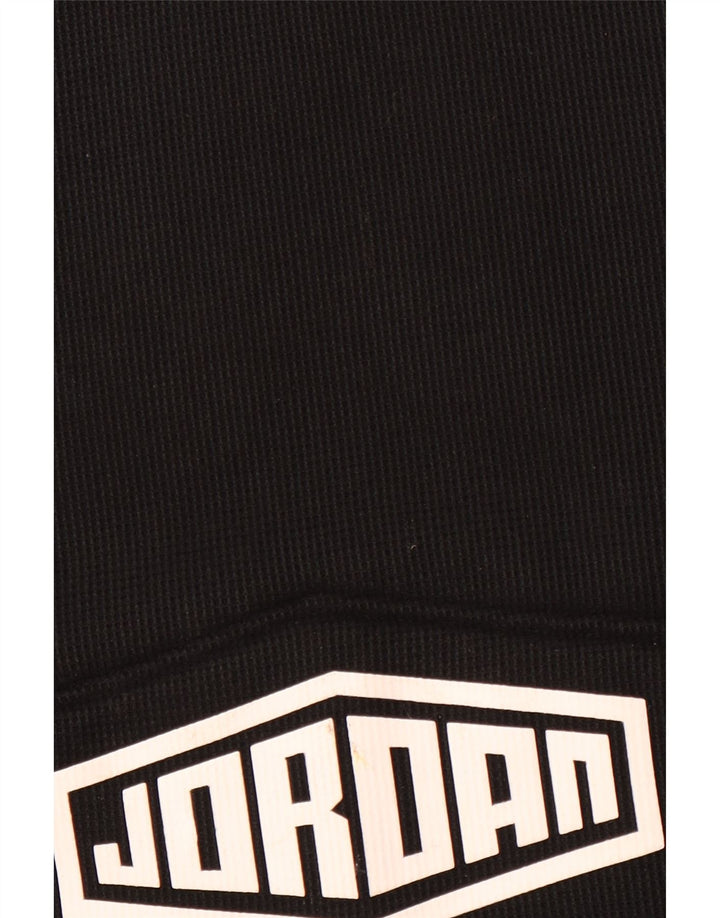 Jordan Mens Graphic Hoodie Jumper XL Black Polyester