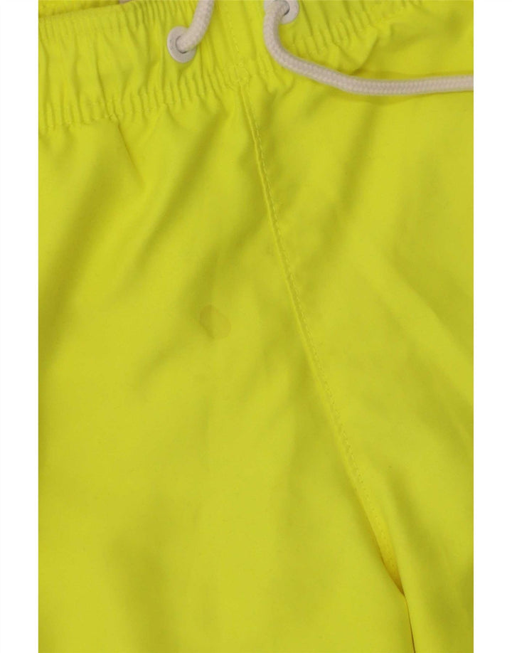 Abercrombie & Fitch Mens Swimming Shorts Medium Yellow Polyester