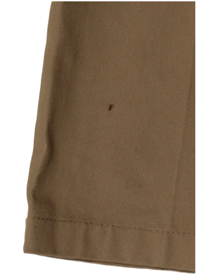 DICKIES Mens Straight Chino Trousers W28 L27 Khaki Polyester
