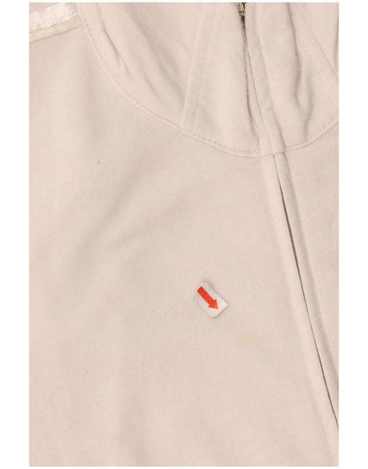 CHAMPION Womens Easy Fit Tracksuit Top Jacket UK 16 Large White Polyester