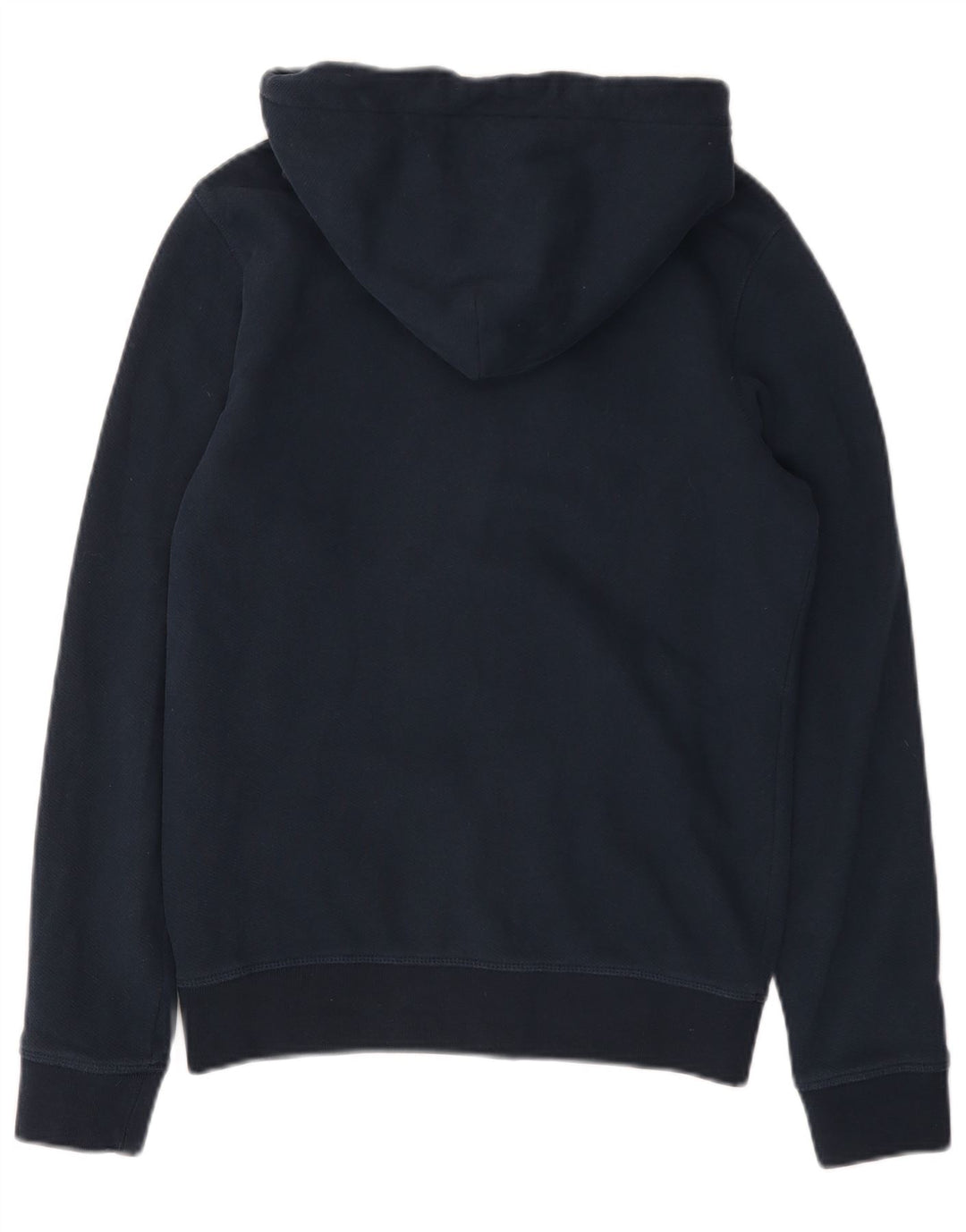 GANT Mens Graphic Zip Hoodie Sweater Small Navy Blue Cotton