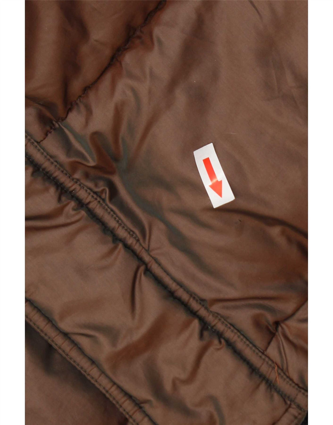 Sergio Tacchini Mens Hooded Padded Jacket UK 38 Medium Brown Polyamide