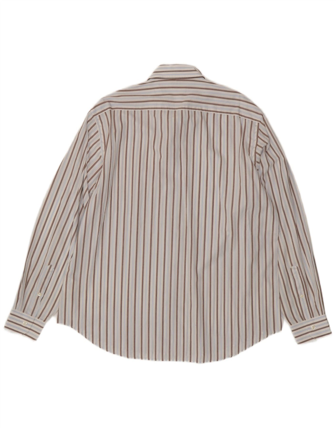 CARRERA Mens Shirt XL Blue Pinstripe Cotton