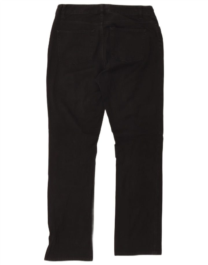 CHAPS Womens Straight Jeans US 8 Medium W32 L31 Black Cotton