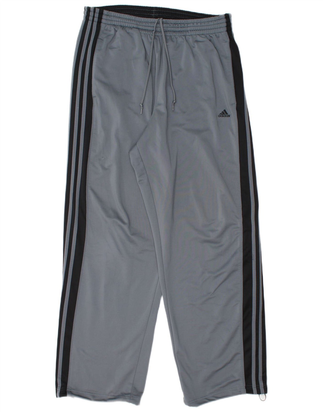 ADIDAS Mens Tracksuit Trousers Large Grey Colourblock