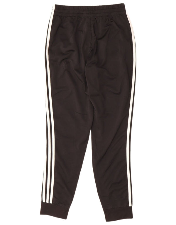 ADIDAS Mens Tracksuit Trousers Joggers UK 36/38 Small  Black Polyester