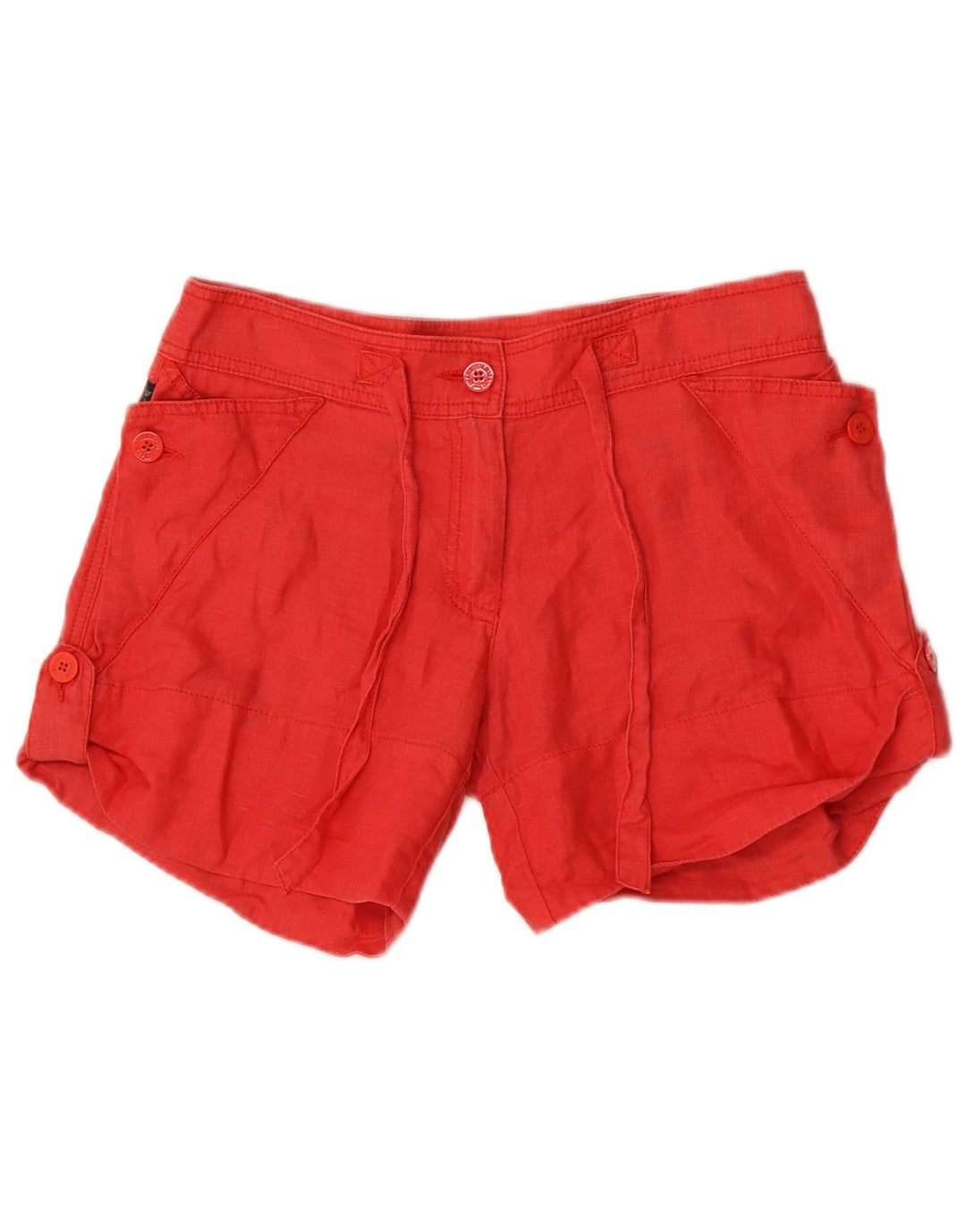 Armani Womens Cargo Shorts W26 Small Red